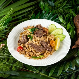 (L) Thai Fried rice (V)