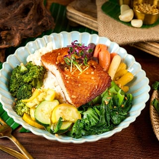 Salmon Rice Bowl (G) S 6 Serving